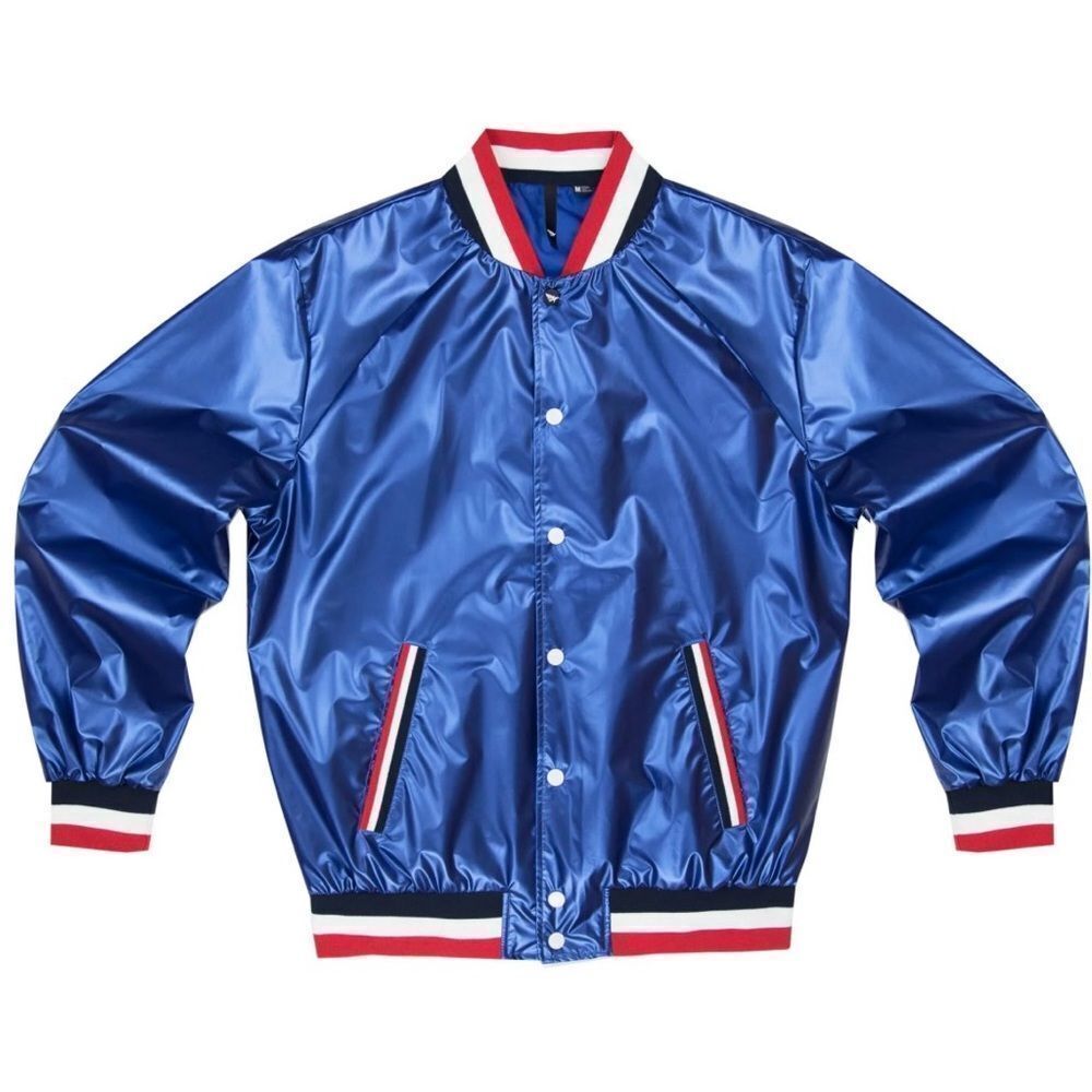 PAPER PLANES
WHEELS UP VARSITY JACKET - ROYAL